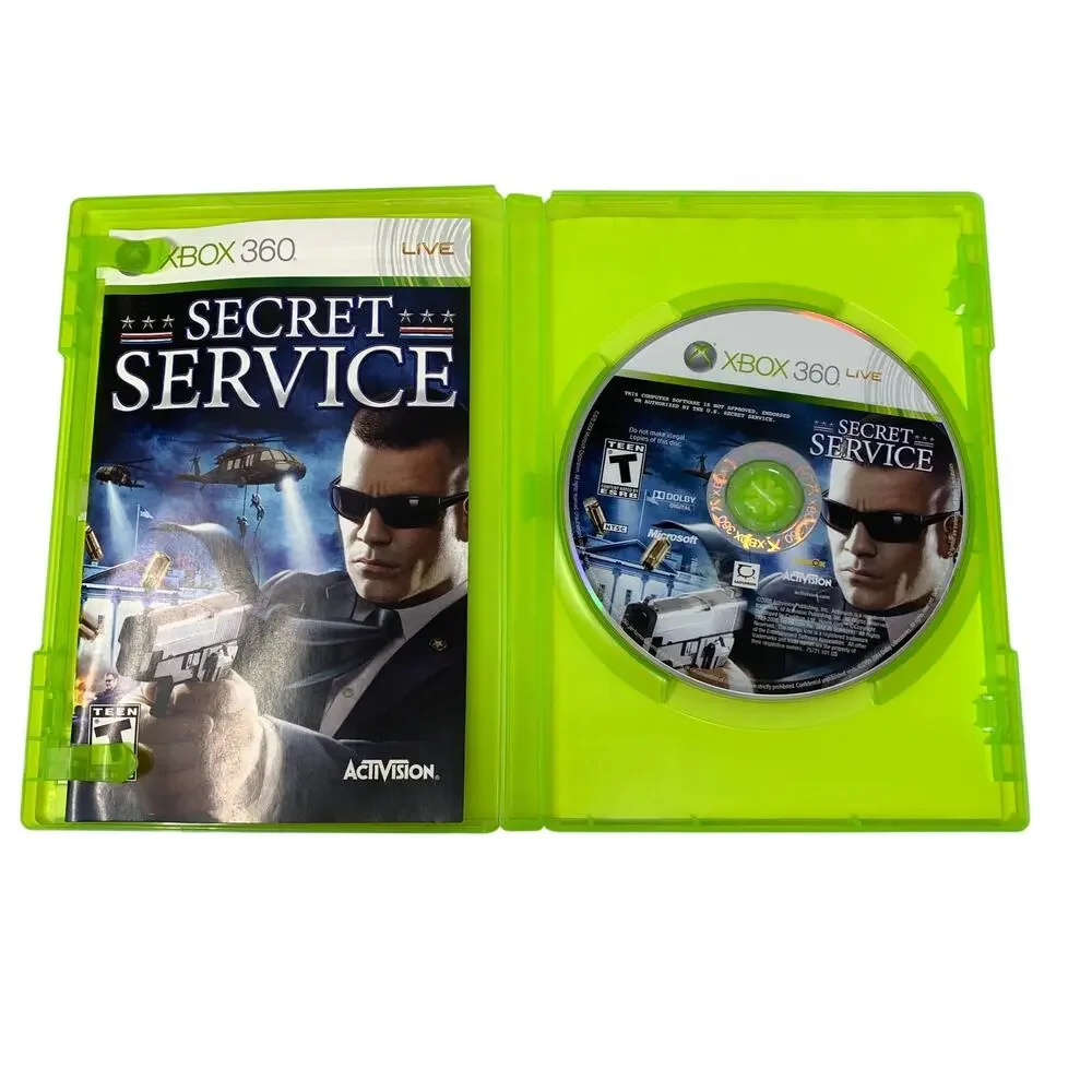 Secret Service Microsoft Xbox 360 Complete CIB Tested Working Video Game